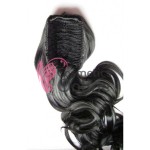 Extensie de par coada ondulata glamour 70 cm 4330H6 Saten Inchis